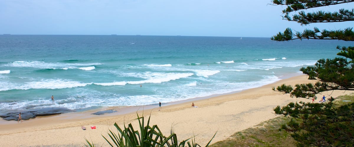 Kawana Beach welches beinhaltet Landschaften und Sandstrand