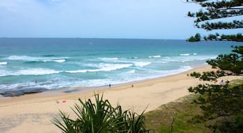 Kawana Beach which includes a sandy beach and landscape views