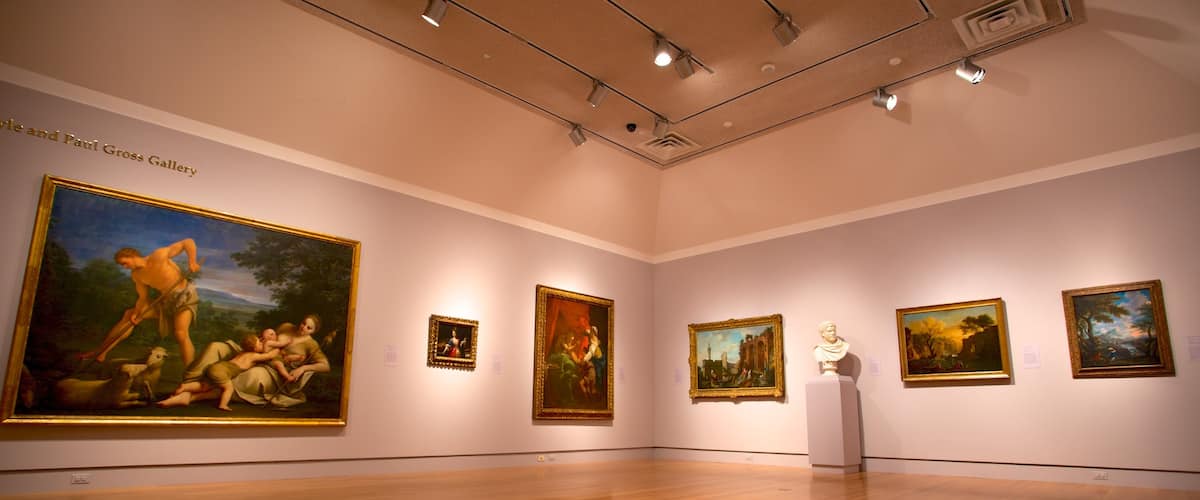 Norton Museum of Art which includes art and interior views