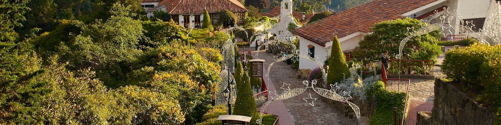 Monserrate featuring tranquil scenes, mountains and landscape views