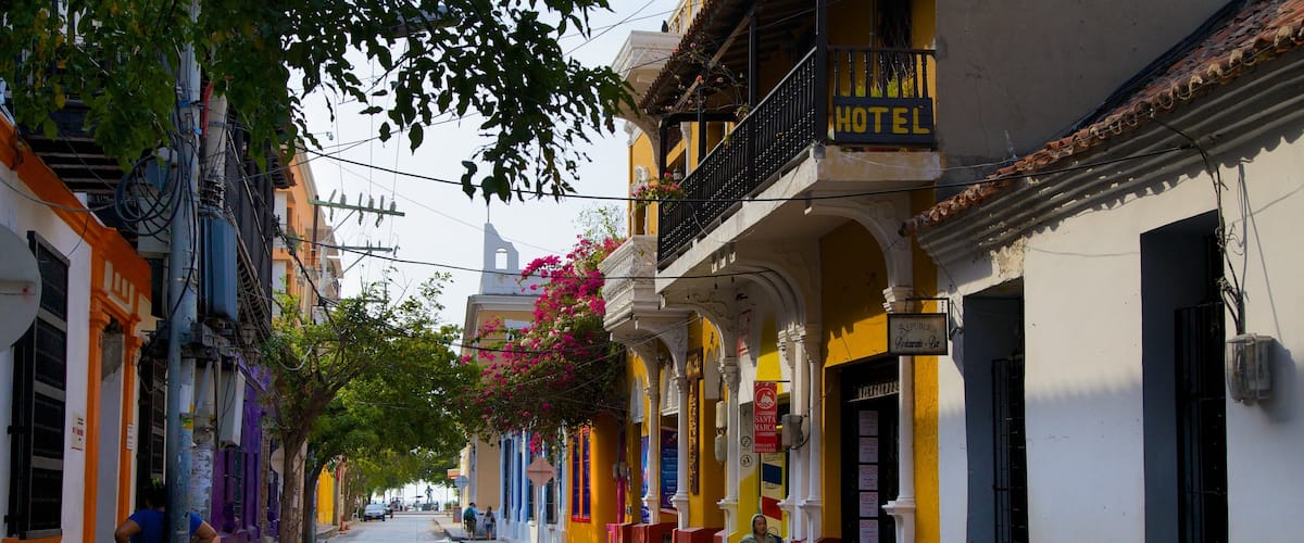 Historic Center showing street scenes and a city