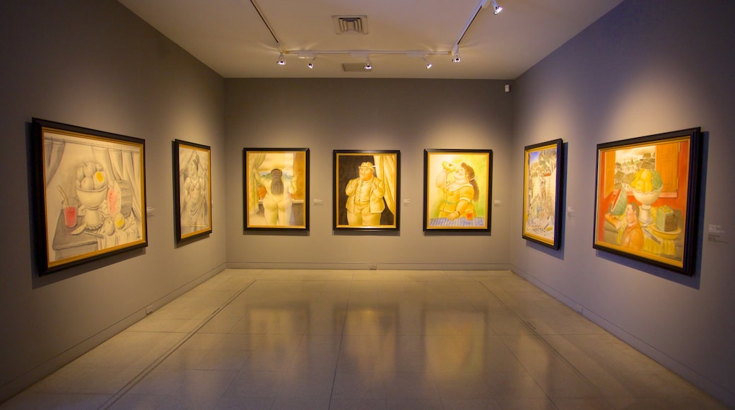 Museo de Antioquia bevat kunst en interieur