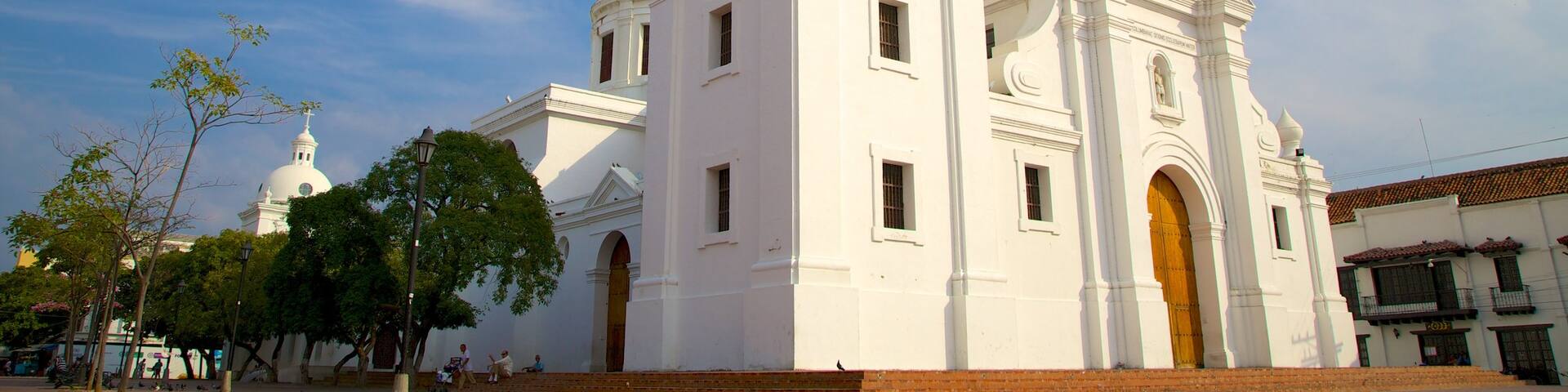 Santa Marta Cathedral which includes heritage elements and a church or cathedral