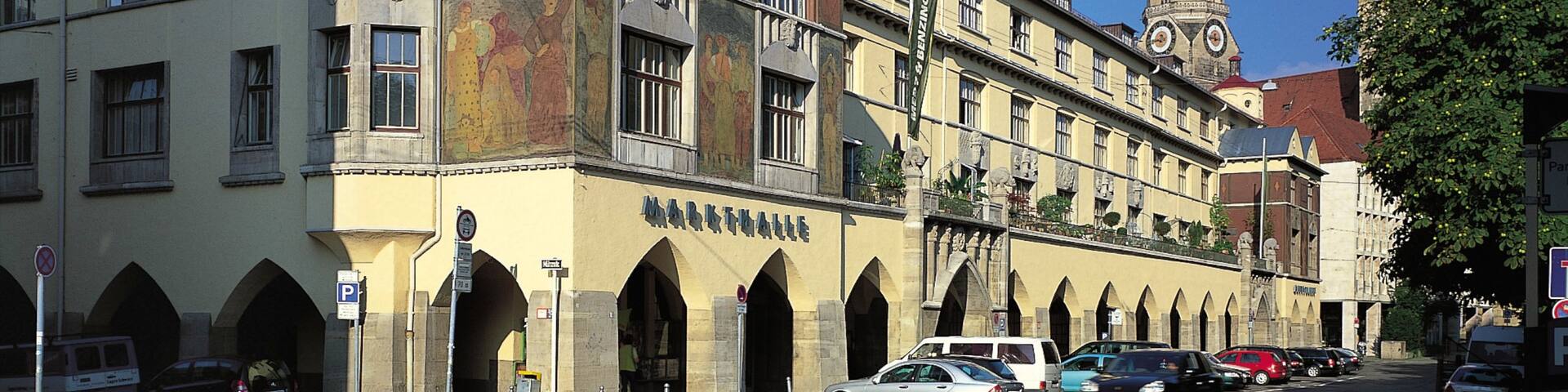 マーケット ホール フィーチャー 都市, ストリート シーン と 遺跡・遺産