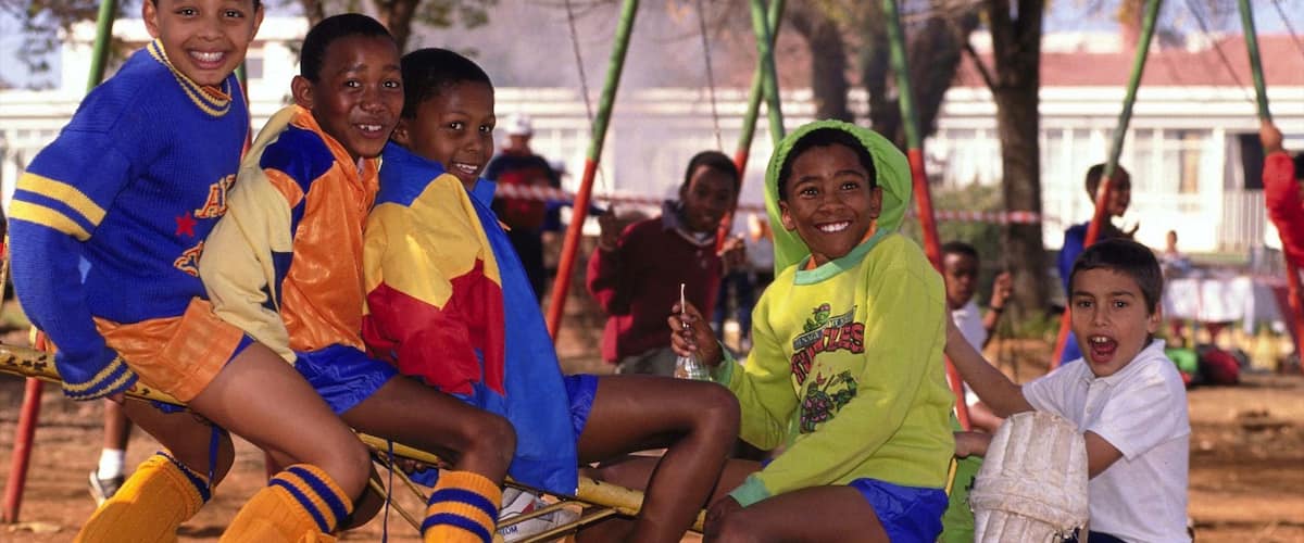 Pretoria which includes a playground as well as children