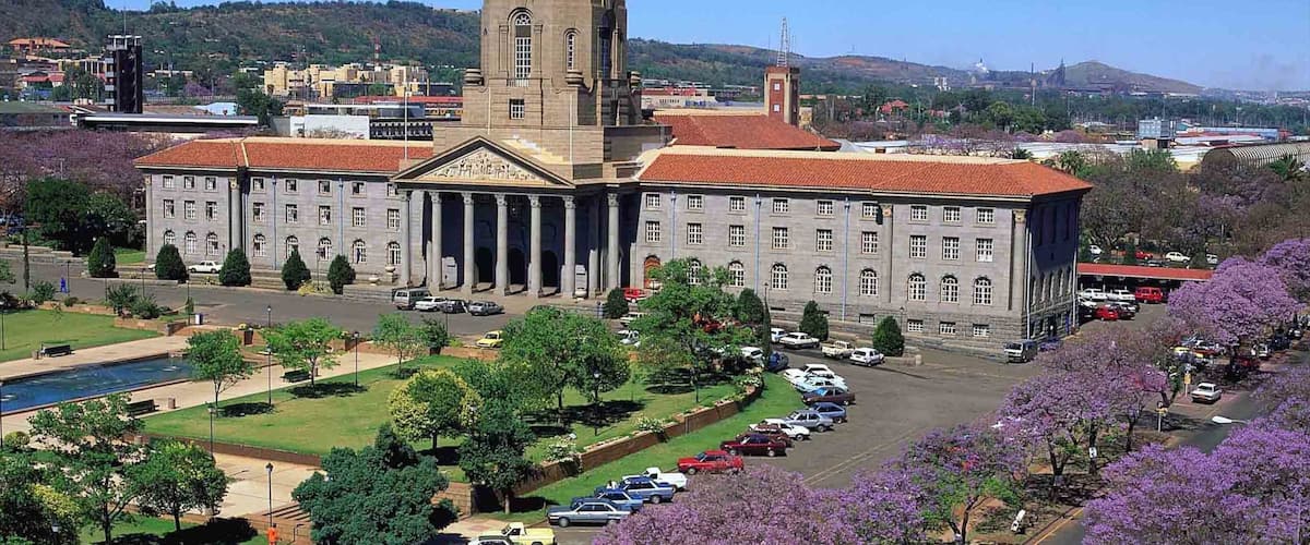 Pretoria featuring heritage architecture, a city and a square or plaza