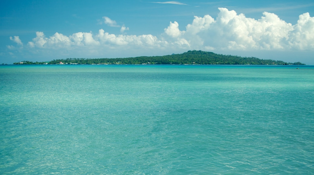 Manono showing landscape views, island images and general coastal views