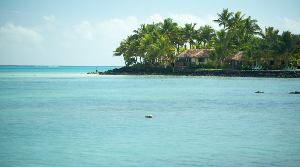 Manono featuring a coastal town, a house and general coastal views