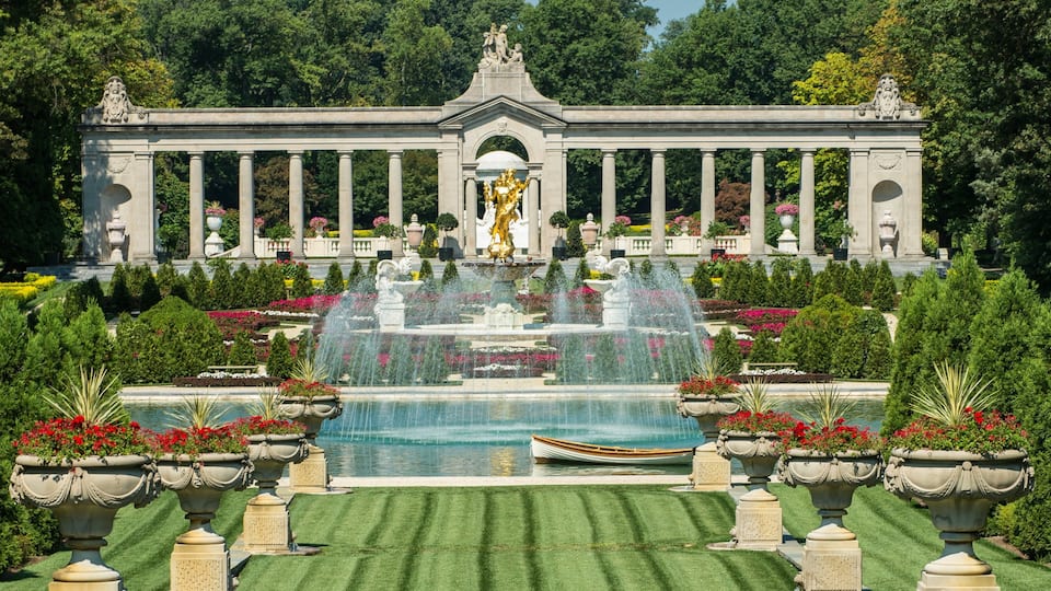 Wilmington caratteristiche di statua o scultura, parco e castello o palazzo