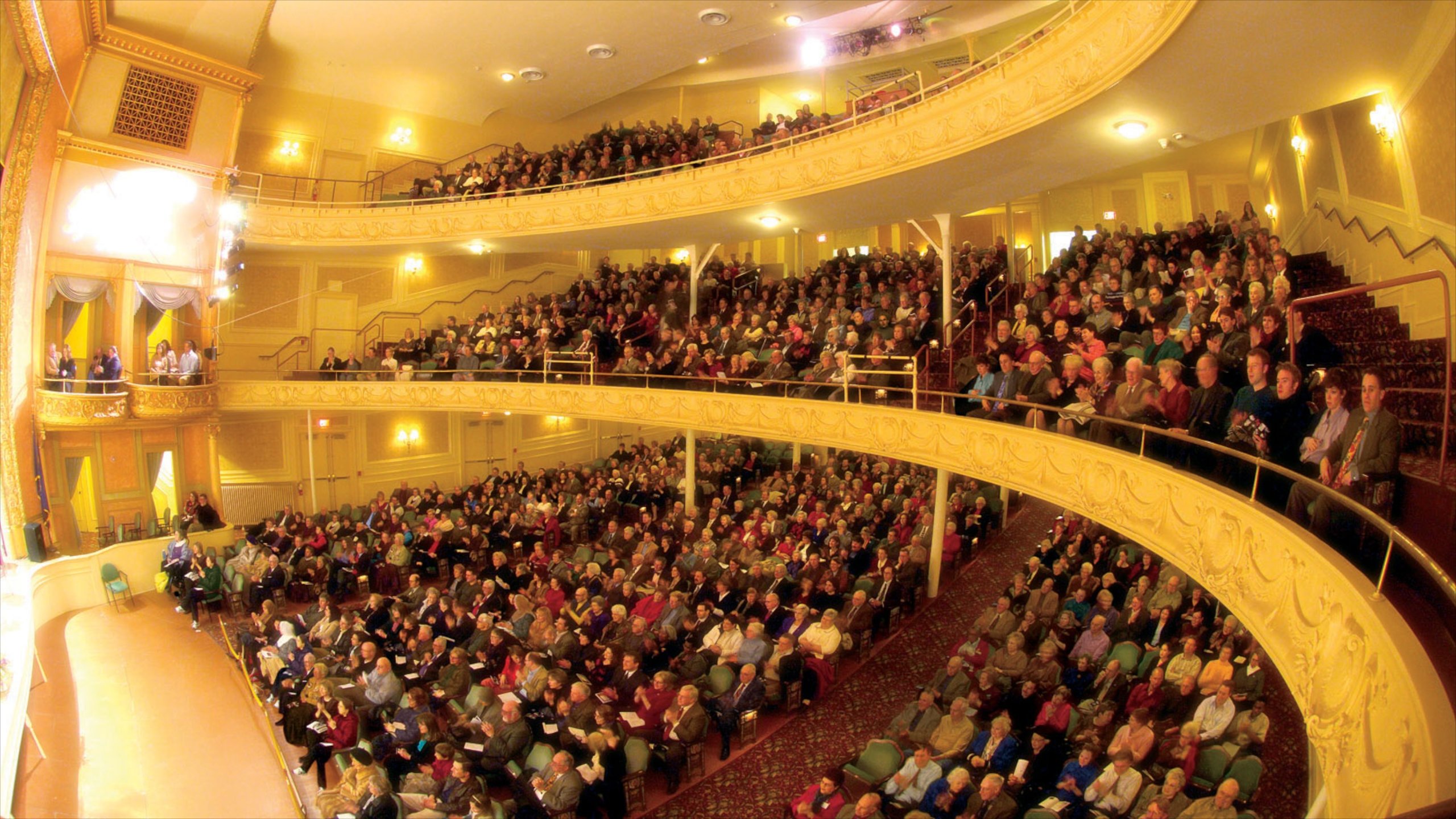 Allentown showing music, interior views and theater scenes