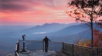 Greenville - Spartanburg featuring mountains, views and a sunset