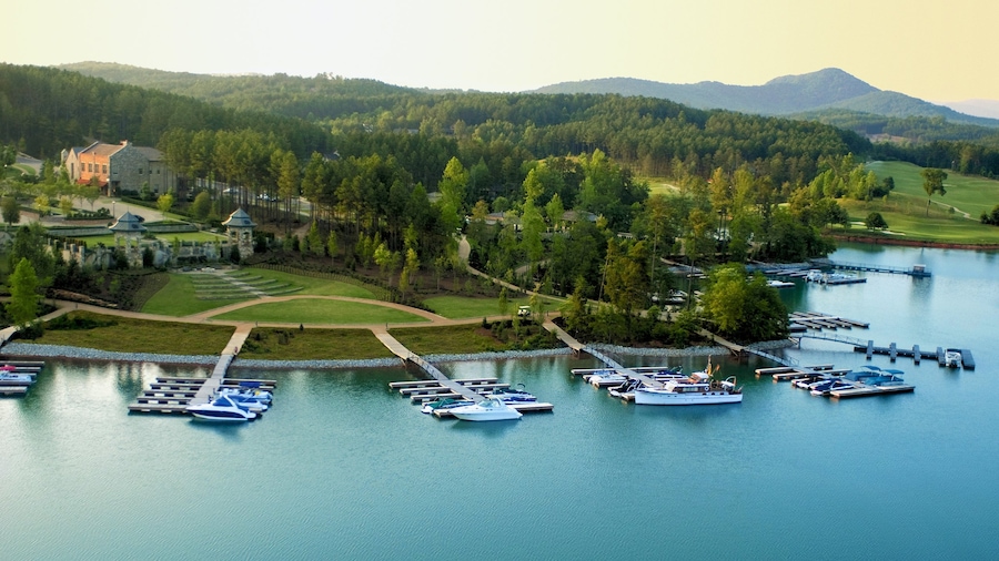Greenville - Spartanburg featuring a coastal town, a bay or harbour and landscape views