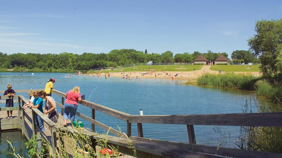 Rochester showing views, a lake or waterhole and fishing