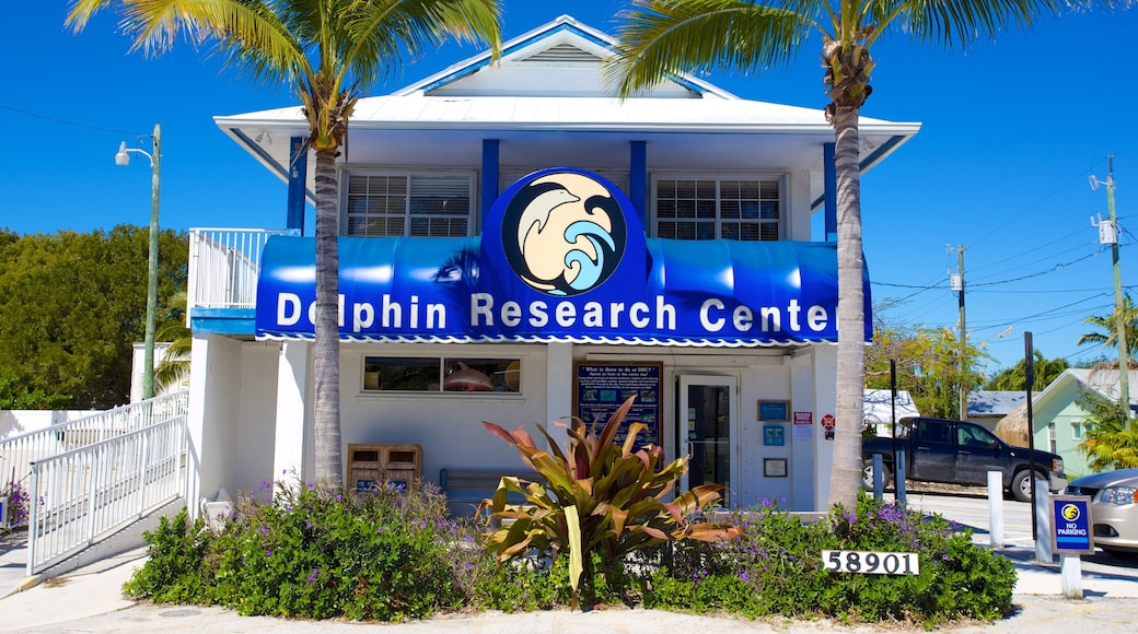 Dolphin Research Center showing signage