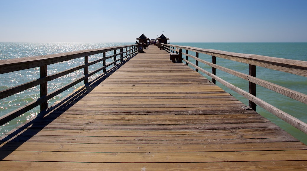 Naples Pier showing a bridge