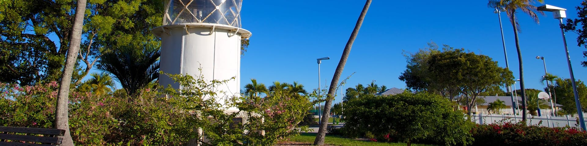 Founders Park featuring a park and a lighthouse