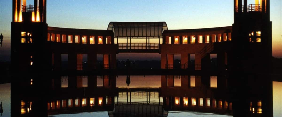 Curitiba das einen Sonnenuntergang