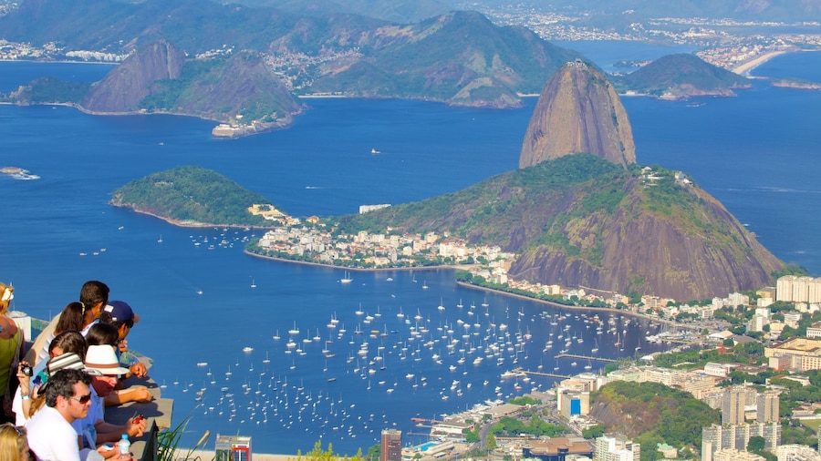 Guanabara Bay featuring general coastal views and a coastal town