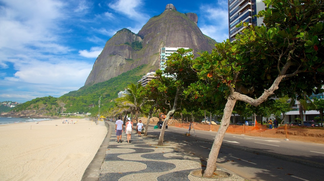 Playa de São Conrado som visar en sandstrand