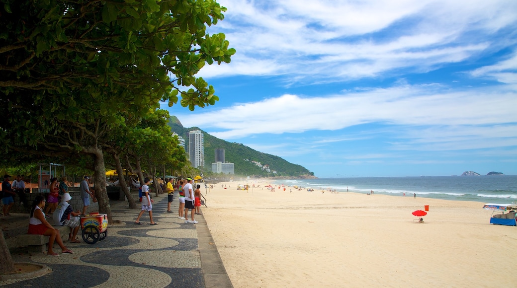 Playa de São Conrado som inkluderar en strand