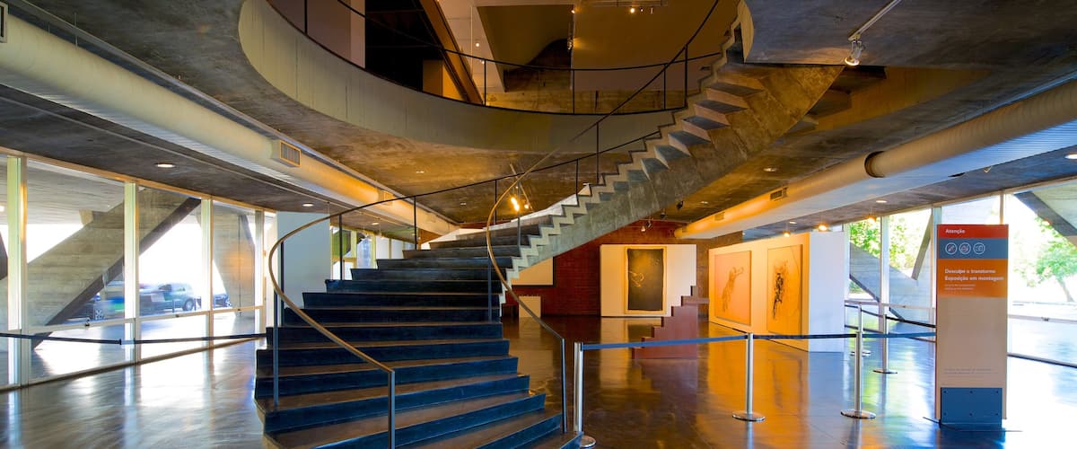 Museum of Modern Art featuring interior views