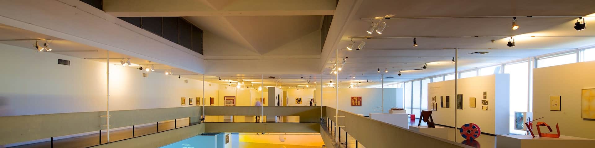 Museum of Modern Art showing art and interior views