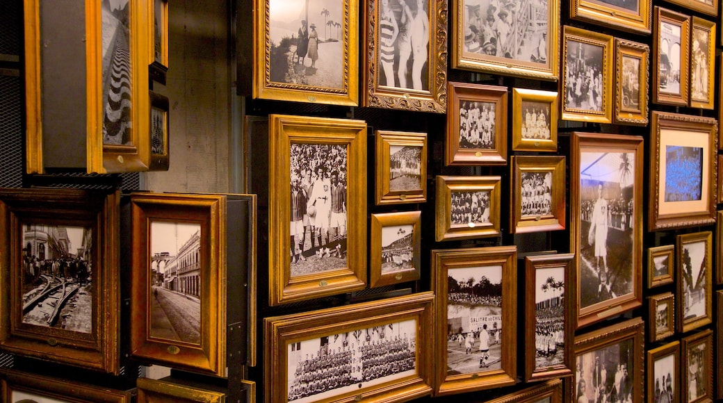 Museo del calcio mostrando vista interna