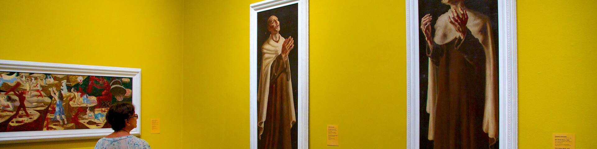 Musée national des Beaux-Arts mettant en vedette vues intérieures et art