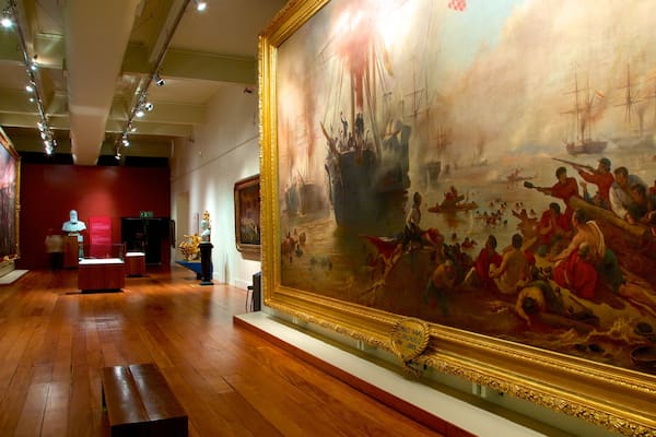 National History Museum featuring art and interior views