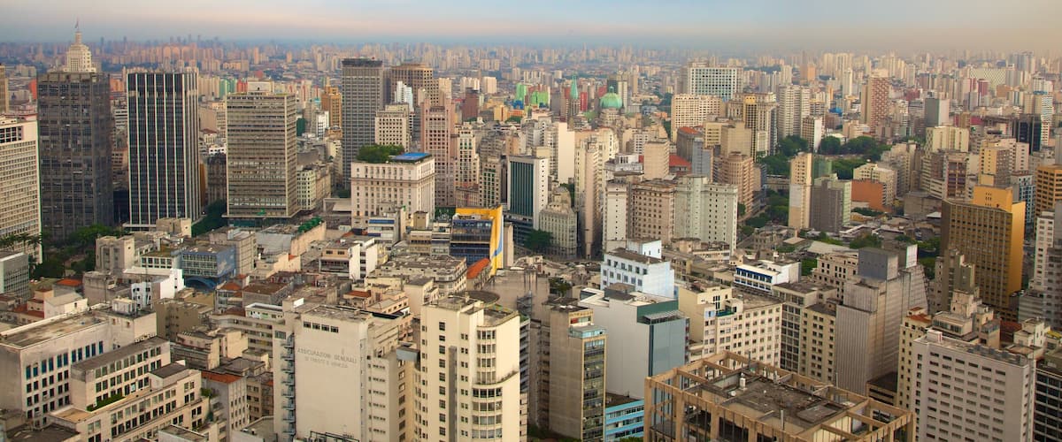 Italia Building featuring a city and skyline