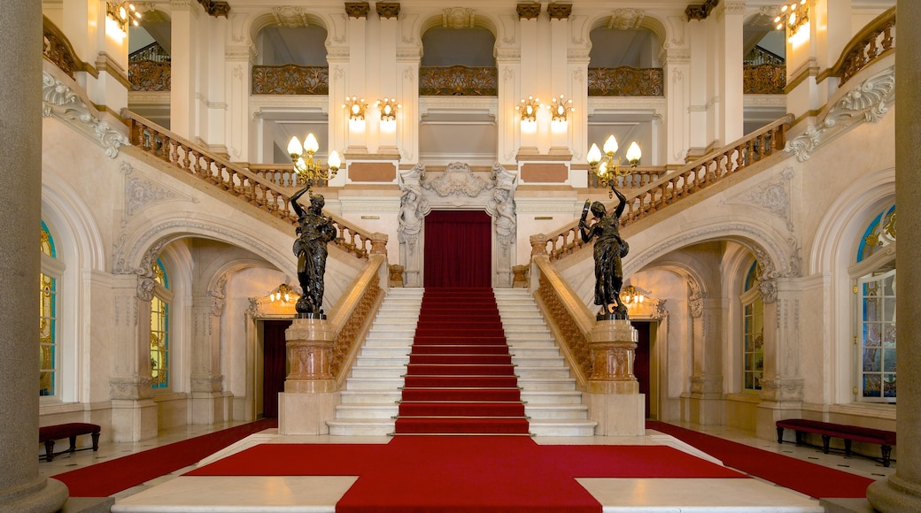 Teatro Municipale che include teatro e vista interna