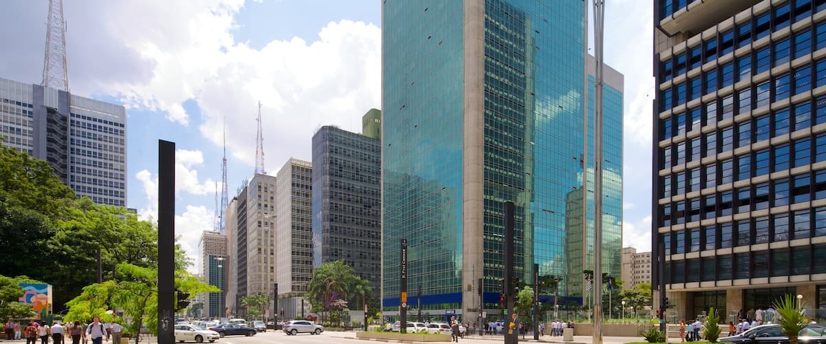 Paulista Avenue featuring a city and modern architecture
