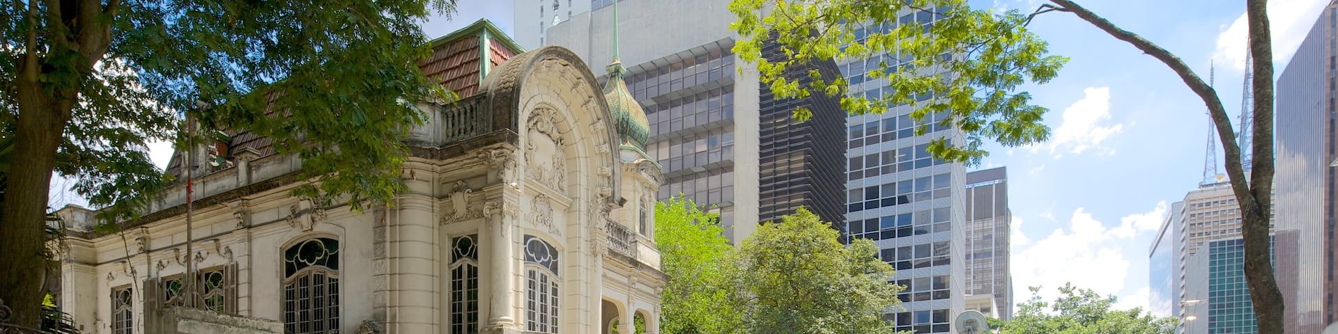 Paulista Avenue featuring heritage architecture