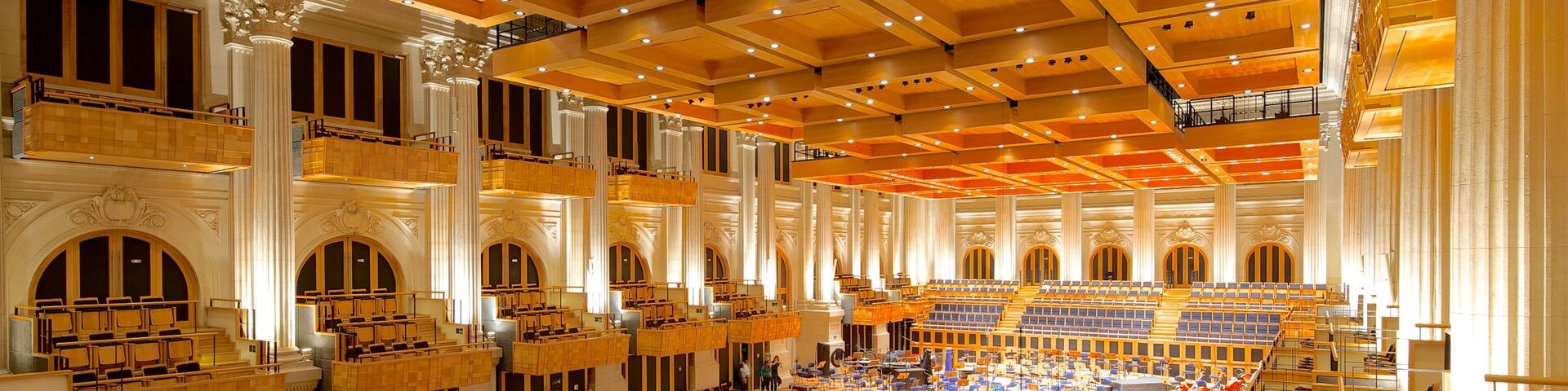 Sala Sao Paulo featuring interior views and theatre scenes