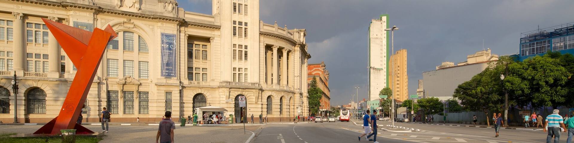 Sala Sao Paulo showing street scenes and heritage architecture