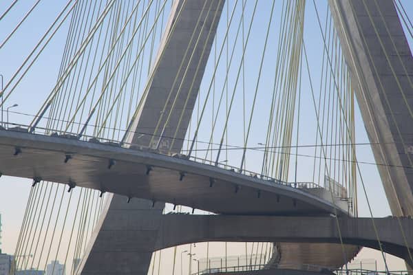Pont Octavio Frias de Oliveira montrant architecture moderne