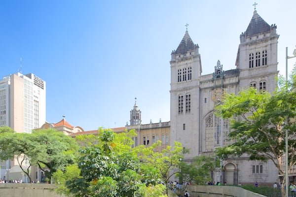 Sao Bento Monastery showing religious elements, heritage architecture and a church or cathedral
