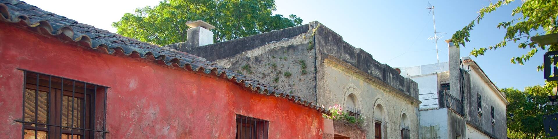 Street of Sighs showing a house, a small town or village and street scenes