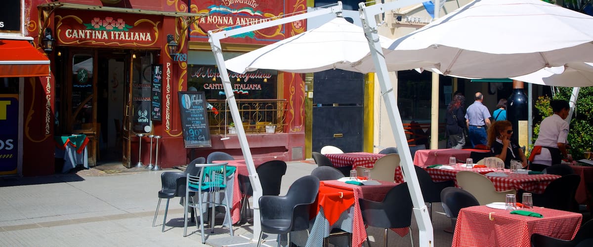 Recoleta mostrando cenas de cafeteria