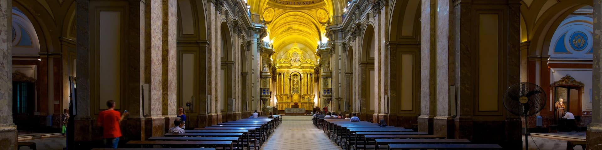 Catedral Metropolitana de Buenos Aires welches beinhaltet Innenansichten, religiöse Elemente und Kirche oder Kathedrale
