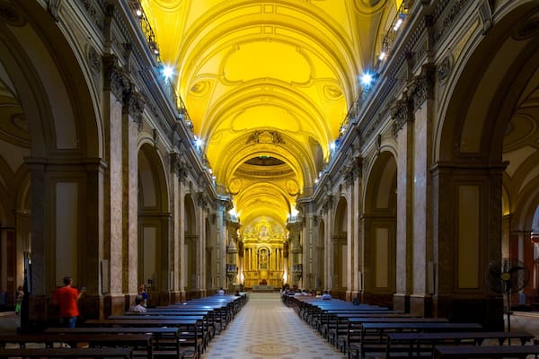 Cathédrale métropolitaine de Buenos Aires montrant église ou cathédrale, patrimoine architectural et vues intérieures