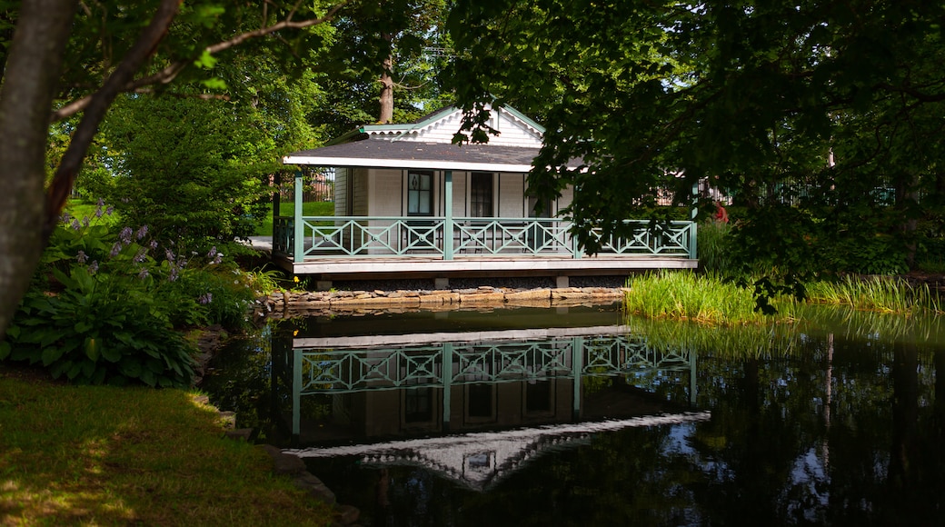 Halifax Public Gardens which includes a pond