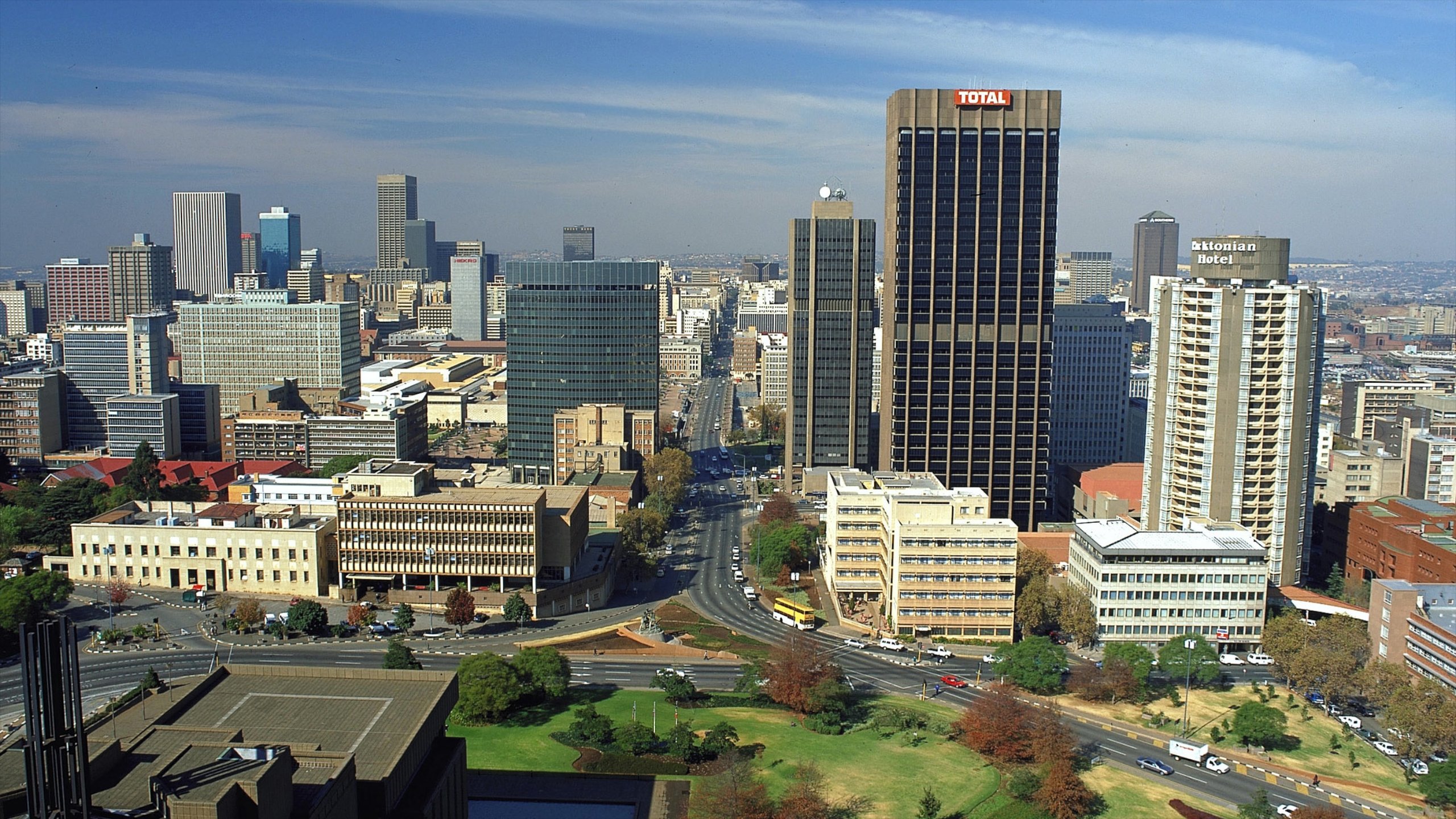 Johannesburg - Gauteng featuring a city and a skyscraper