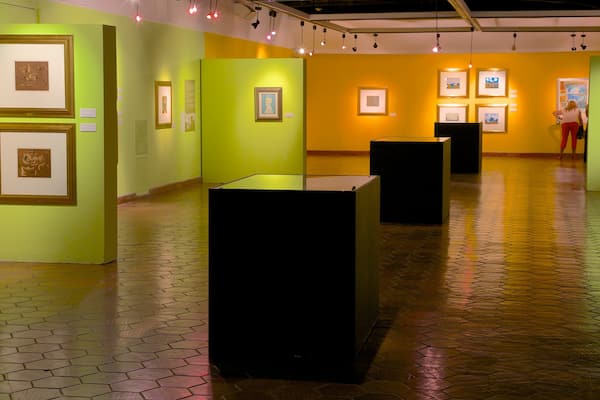 Musée d\'art moderne municipal qui includes vues intérieures et art