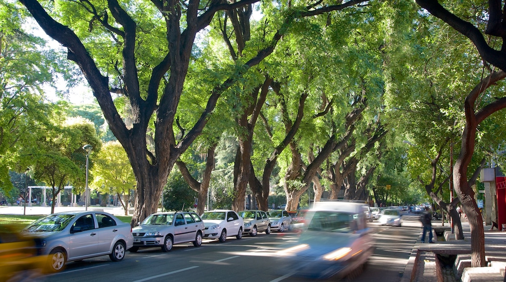 Plaza Italia mostrando escenas urbanas