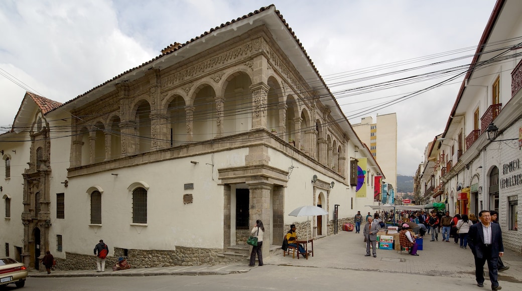 National Museum of Art showing street scenes, heritage architecture and a city