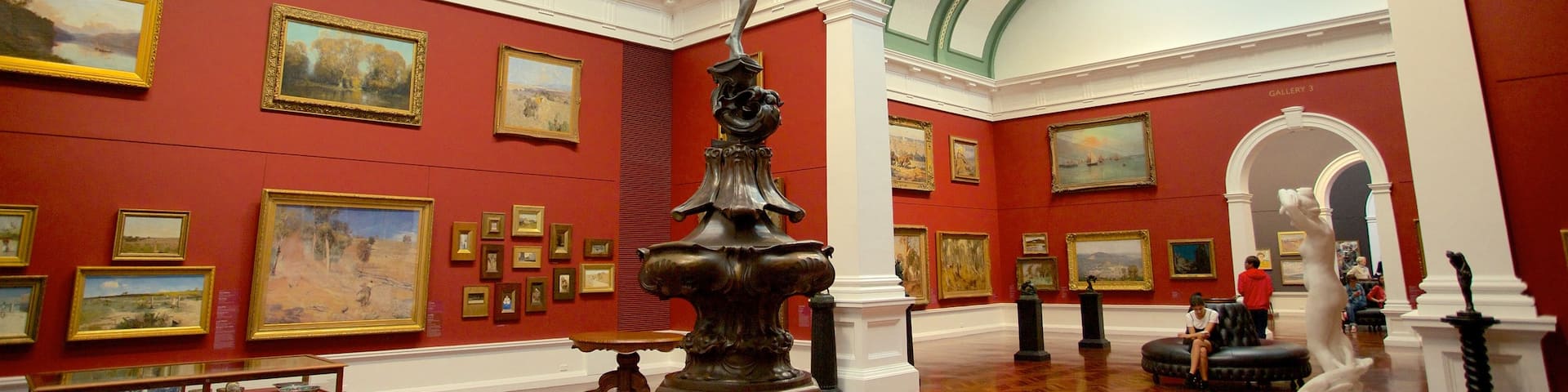 Art Gallery of South Australia showing art and interior views