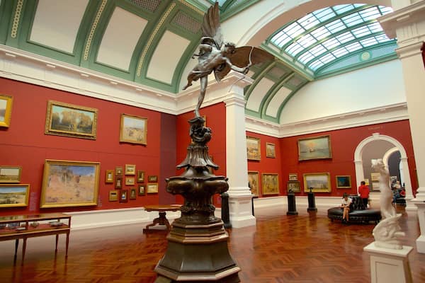 Art Gallery of South Australia showing art and interior views