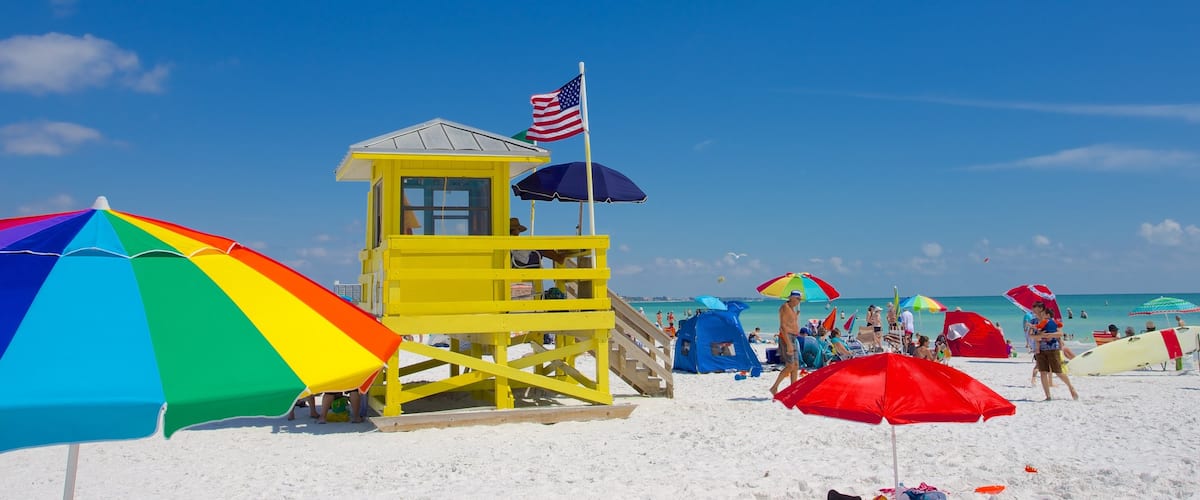 Siesta Key Beach which includes a sandy beach