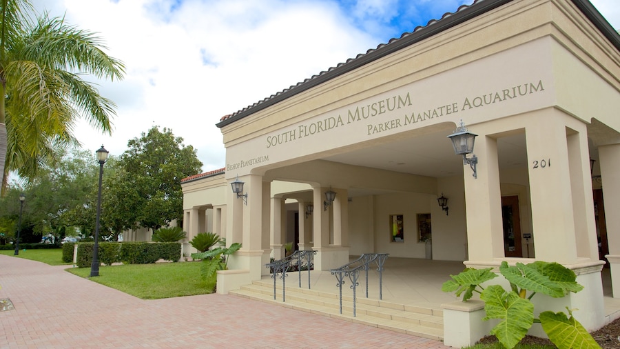 South Florida Museum som inkluderar skyltar
